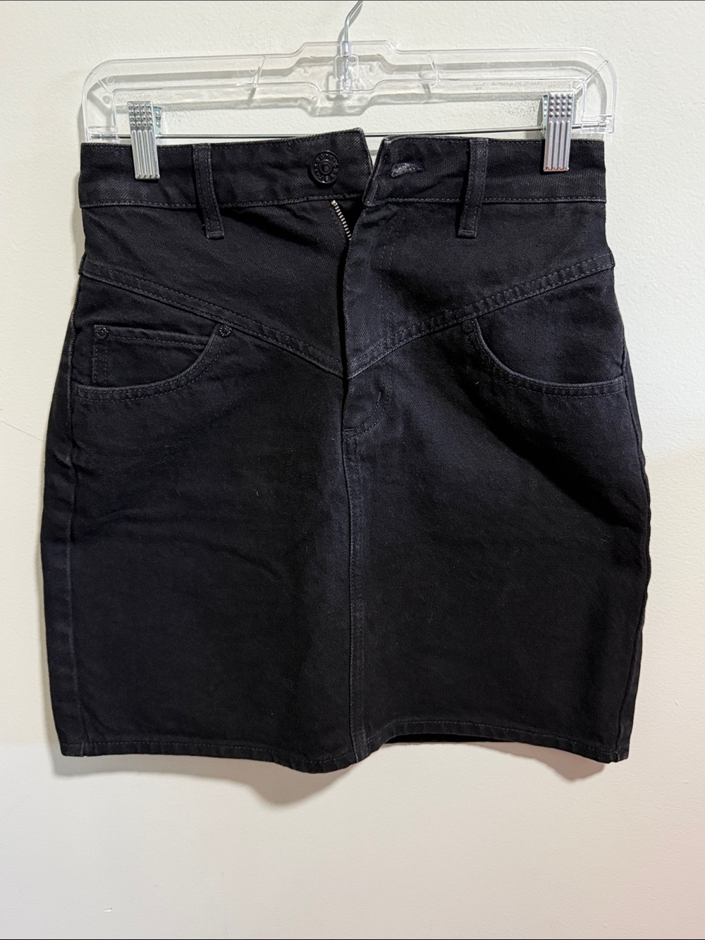 SANDRO Zina High-Rise Denim Skirt Size Small